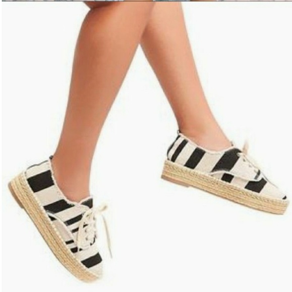 striped canvas shoes